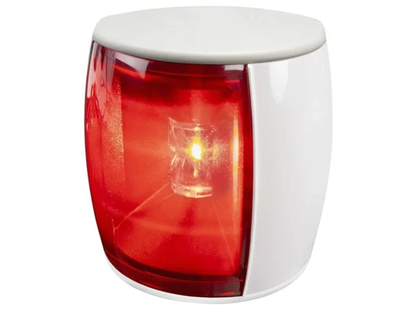 Hella Marine NaviLED PRO Port Navigation Lamp - White Shroud - Red Lens - 3NM