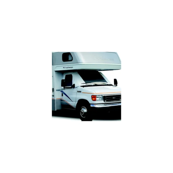 ADCO 2522 Class C Deluxe Windshield Cover With Roll-Up Windows For RV, White - Image 2