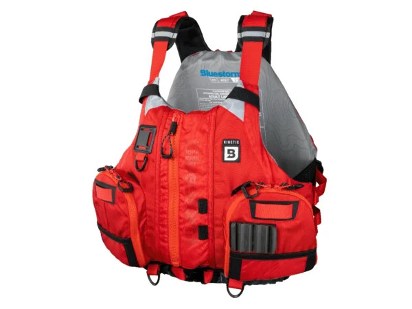 Bluestorm Kinetic Kayak Fishing Vest - Nitro Red - S/M