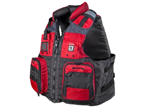 Bluestorm Classic Adult Fishing Life Jacket - Nitro Red - S/M