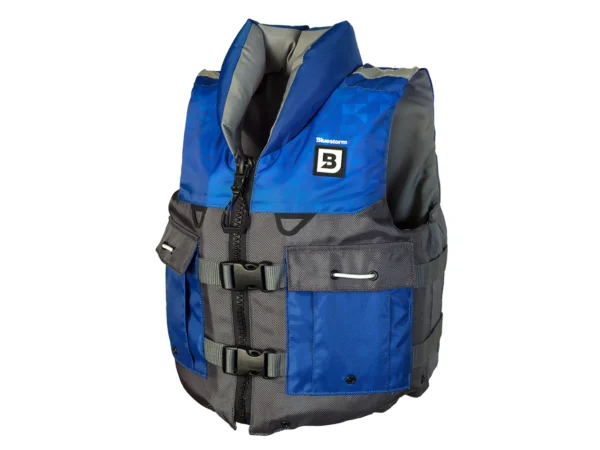 Bluestorm Classic Youth Fishing Life Jacket - Deep Blue