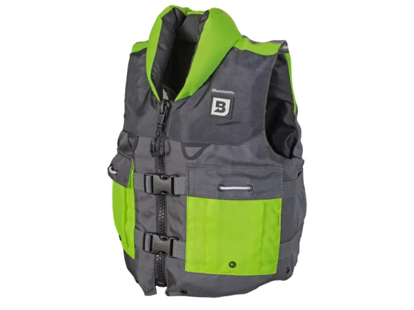 Bluestorm Classic Youth Fishing Life Jacket - Hi-Vis