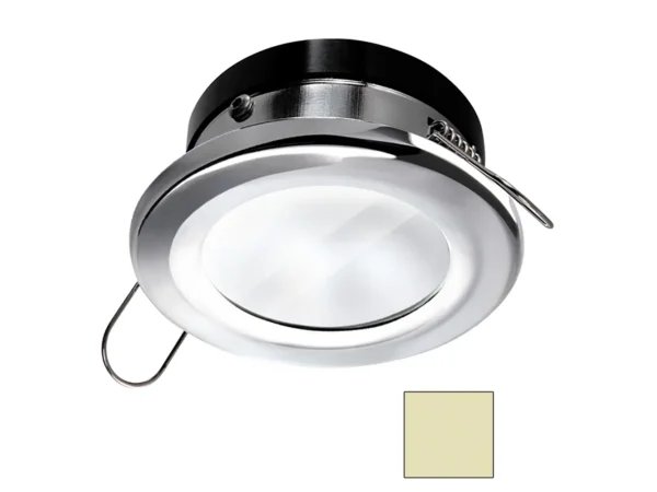 i2Systems Apeiron A1110Z 4.5W Spring Mount Light - Round - Warm White - Polished Chrome Finish