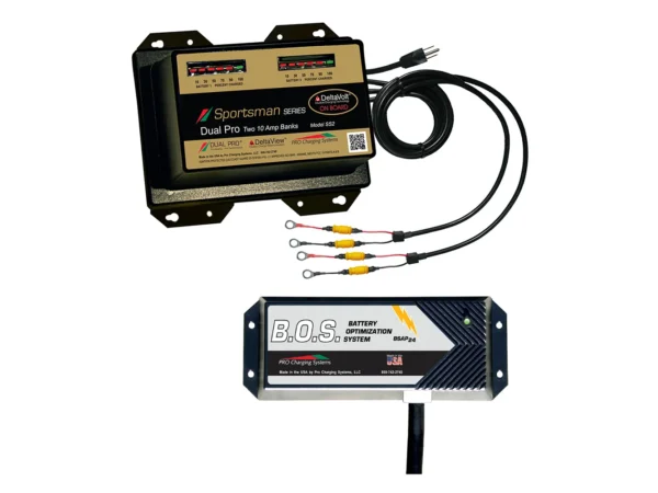 Dual Pro SS2 2 Bank Battery Charger w/2 Bank B.O.S.