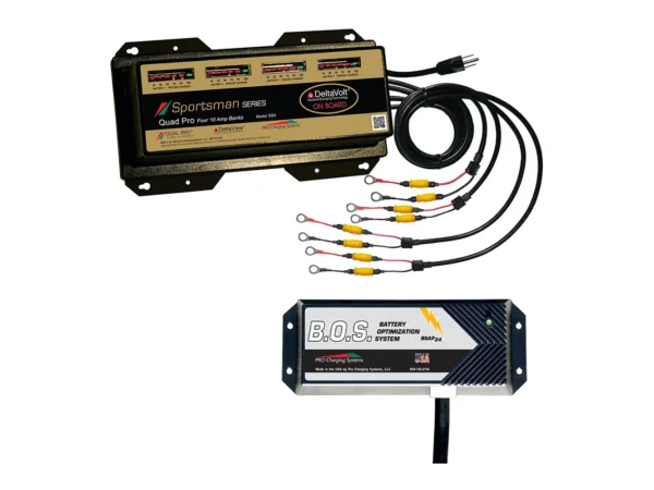 Dual Pro SS4 4 Bank Battery Charger w/2 Bank B.O.S.