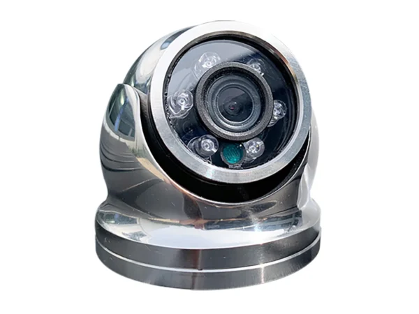 Iris Hi-Resolution Analog Mini Dome Camera - 316 Stainless Steel - CVBS - TVI