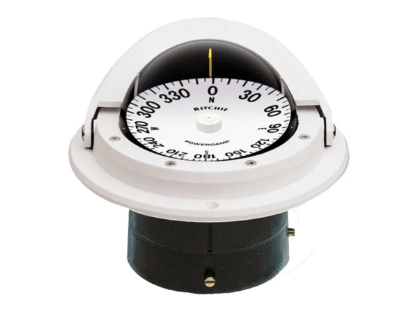 Ritchie F-82W Voyager Compass - Flush Mount - White