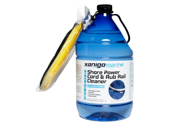 Xanigo Marine Shore Power Cord & Rub Rail Cleaner w/Glove - 1 Gallon