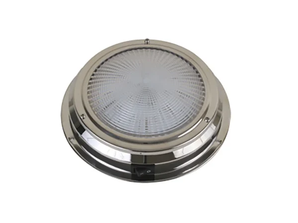 Scandvik LED Dome Light - Traditional - Stainless Steel - 5.5" - 12V