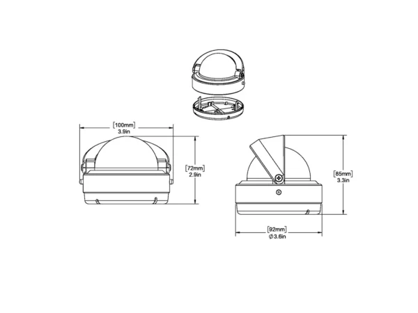 Ritchie RA-93 RitchieAngler Compass - Surface Mount - Gray - Image 2