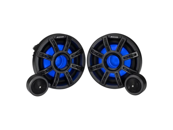 KICKER 6.5" Premium Marine Component Speakers - 4-Ohm