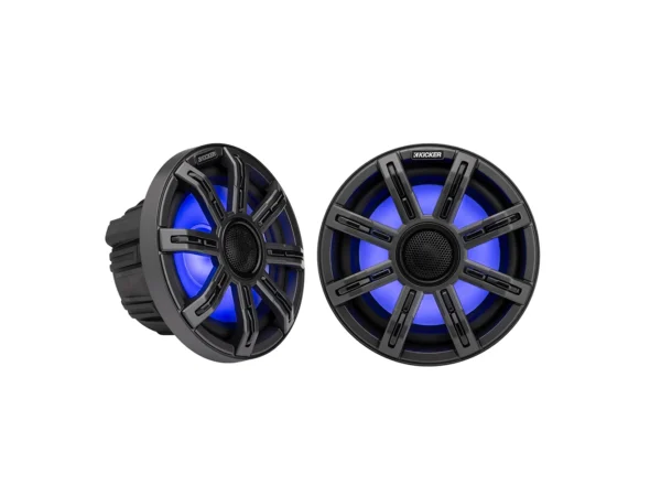 KICKER 8" Premium Marine Coaxial Speakers - 4-Ohm