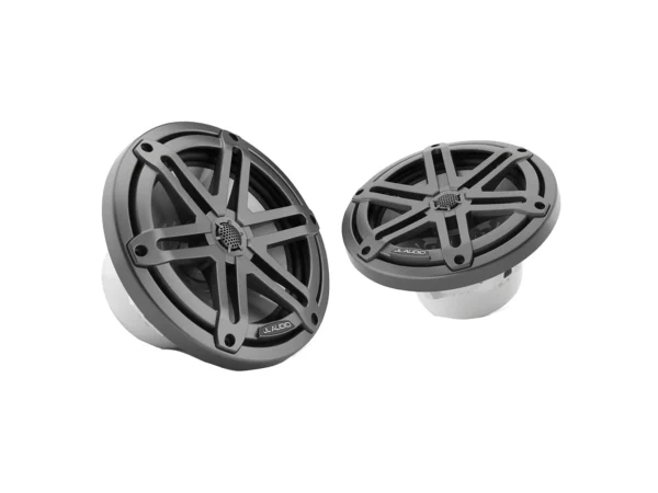 JL Audio M3 Series 7.7" Marine Coaxial Speakers w/Grey Metallic Sport Grilles - M3-770X-S-Gm