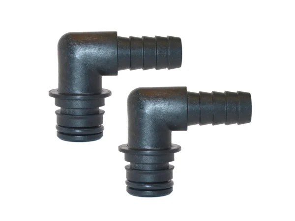 Jabsco Port Kit 90-Degree Elbow 1/2" Hose Fitting - Pair