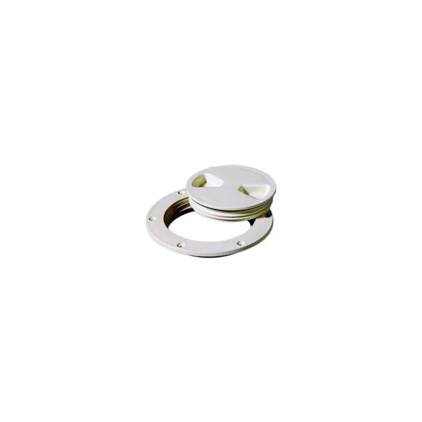 Tempress 43390 Screw Out Deck Plate, 8" White