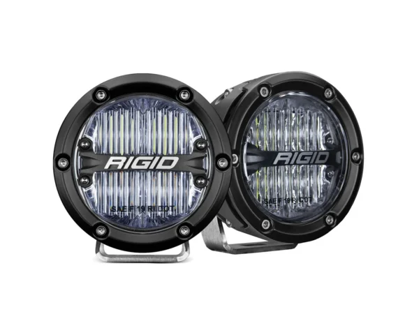 RIGID Industries 360-Series 4" LED SAE Fog Beam - White - Set of 2