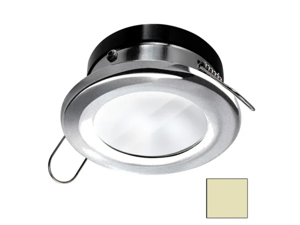 i2Systems Apeiron 4.5W Spring Mount Light Round - Warm White - Brushed Nickel Finish