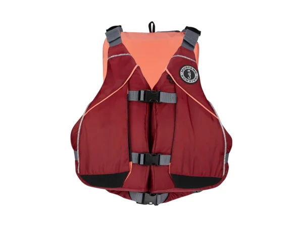 Mustang Women's Moxie Foam Life Vest - M/L - Merlot/Coral