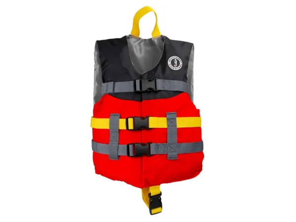 Mustang Child Livery Foam Vest - Red/Black