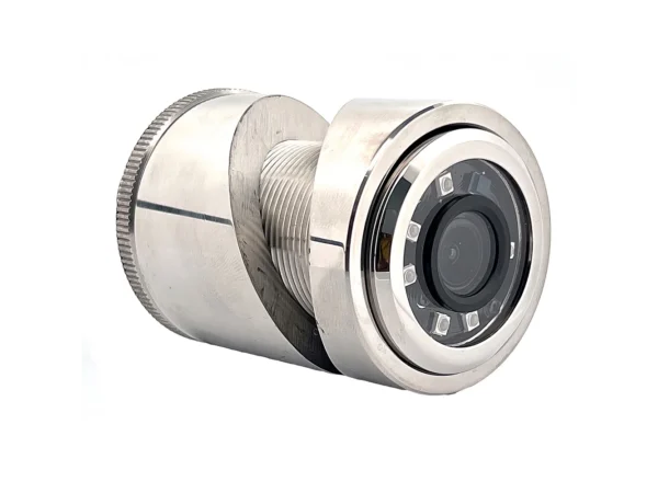 Iris 3MP Compact 316L Stainless Steel Thru-Hull/Panel IP Camera - 2.8mm Lens