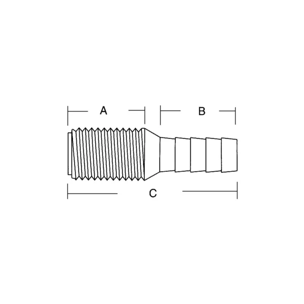 Forespar CF252 Marelon Hose Adaptor/Tailpipe