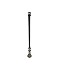 Seaview 12" Manually Folding Light Post w/316 Stainless Steel Base & LTBLED12C5 Navigation Light - Black