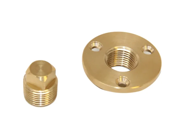 Sea-Dog Garboard Drain & Plug - Machined Bronze