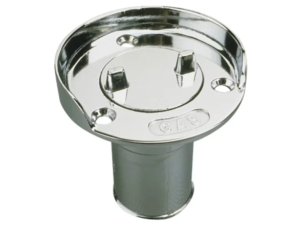 Sea-Dog Hose Deck Fill w/Splash Guard - Die Cast Zinc Chrome Plated