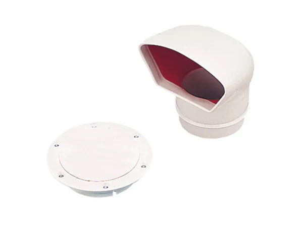 Sea-Dog Low Profile Cowl Vent/Snap-On Deck Plate - Dip Molded PVC