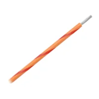 Pacer 14 AWG Gauge Striped Marine Wire 500' Spool - Orange w/Red Stripe