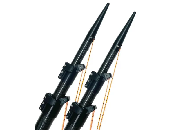 Lee's Ultima 20' Carbon Fiber Telescoping Outriggers Internally Rigged Self-Stowing Adj. Rigging