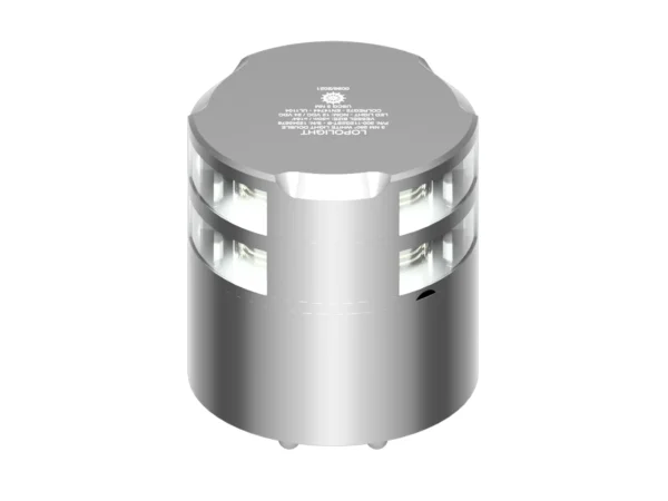 Lopolight 360° Double-Stacked 3nm Masthead Light - Silver Anodized