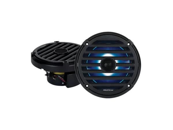 Aquatic AV ELITE 6.5" RGB Speakers - Black - Pair