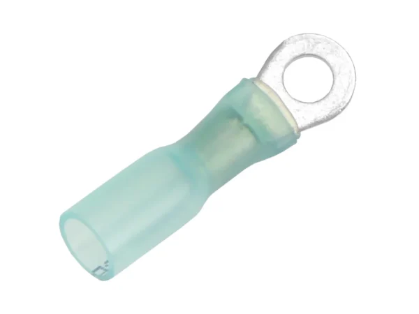 Pacer 16-14 AWG Heat Shrink Ring Terminal - #8 Stud Size - 500 Pack