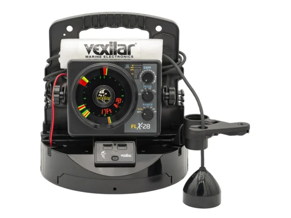 Vexilar FLX-28 Pro Pack Elite Fishing System w/Pro View Ice-Ducer & Vexilar Lithium Battery
