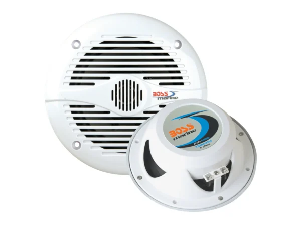 Boss Audio MR60 6.5" Round Speakers - White - Pair