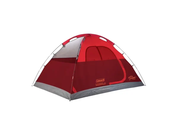 Coleman 4-Person Flatwoods II™ Lightweight Dome Camping Tent - Red