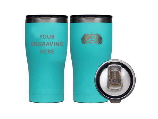 Toadfish Custom Engraved Non-Tipping 20oz Tumbler - Teal (MINIMUM ORDER QUANTITY OF 25)