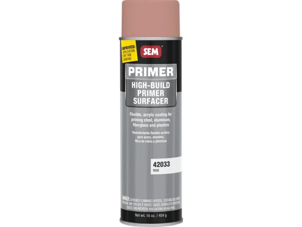 SEM High-Build Primer Surfacer - 20oz Aerosol Can - Rose