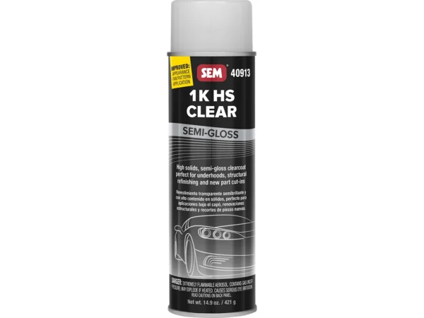 SEM 1K HS Clear - 20oz Aerosol Can - Semi-Gloss Finish