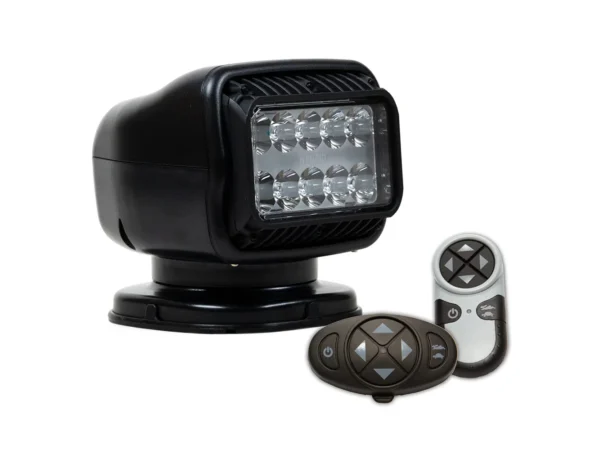 Golight GT Series LED Hybrid Light Permanent Mount w/Handheld & Wireless Dash Mount Remotes - 12V - Black
