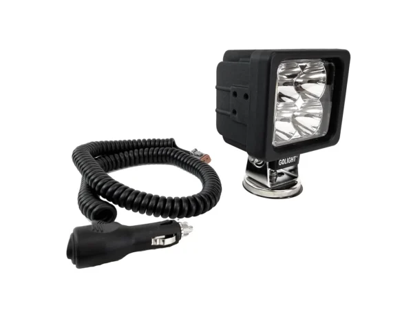 Golight GXL LED Work Light Series Portable Spot Light Magnetic Mount w/No Remote - 12V - Black