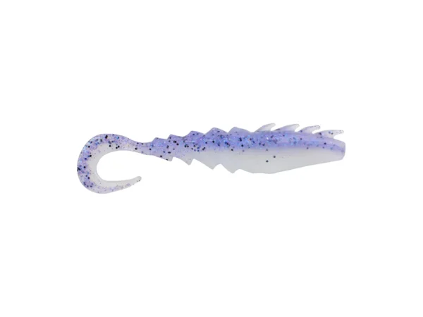 Berkley Gulp!® Saltwater Nemesis Prawn Curl Tail - 5" - Violet Haze Fleck