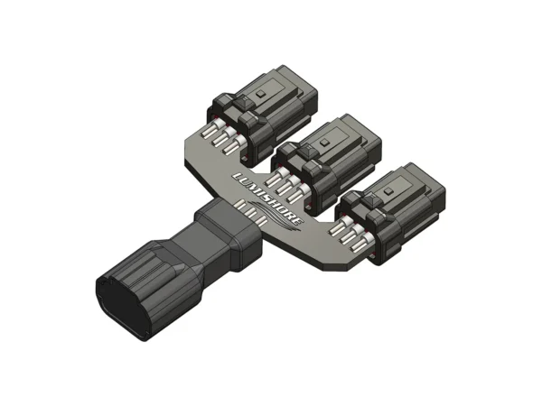 Lumishore Lux Strip & Neon Flex 6-Core 3-Way Splitter