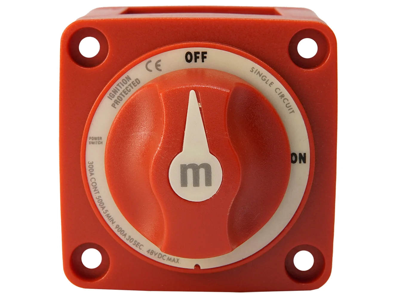 Egis M-Series 300A Battery Switch Off/On Knob Actuator