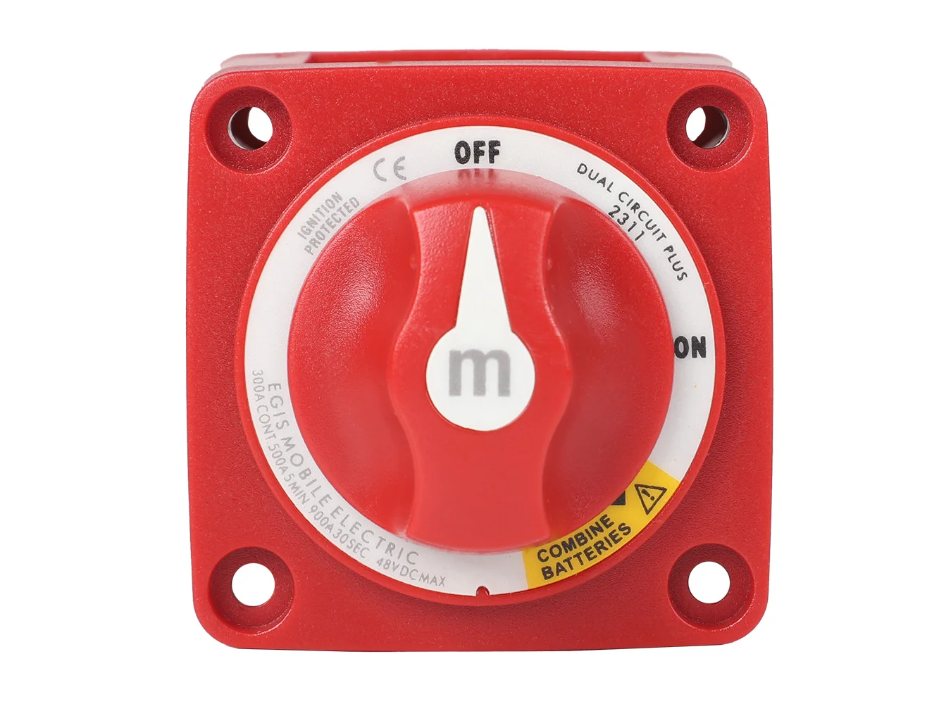 Egis M-Series 300A Dual Circuit Battery Switch w/Combine Battery Switch