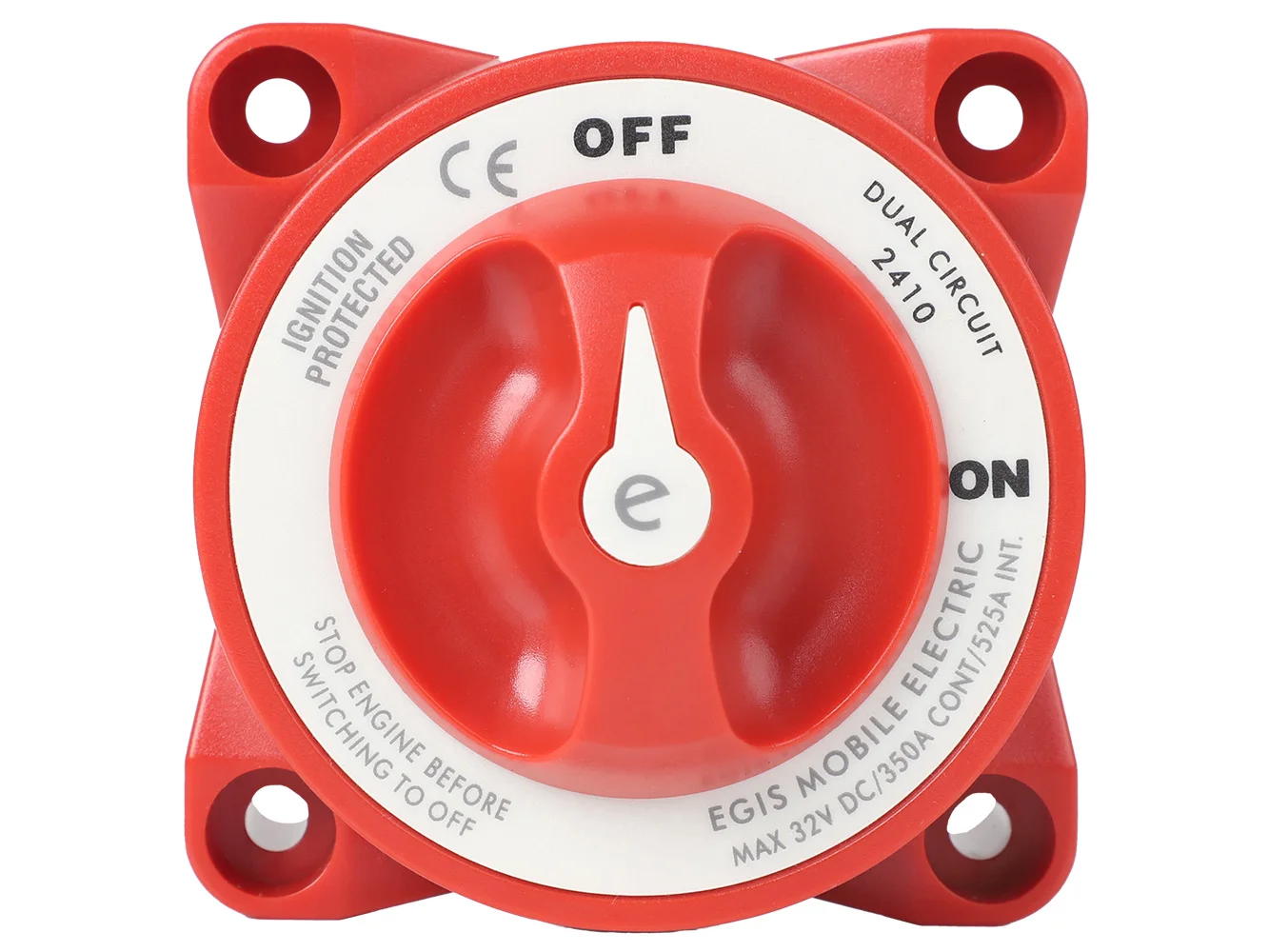 Egis E-Series 350A Dual Circuit Battery Switch Off/On