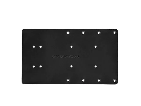Sea Brackets 14" Straight Trolling Motor Plate - Black