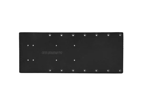 Sea Brackets 20" Straight Trolling Motor Plate - Black