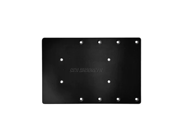 Sea Brackets 12" Straight Trolling Motor Plate f/Garmin Force® Kraken - Black